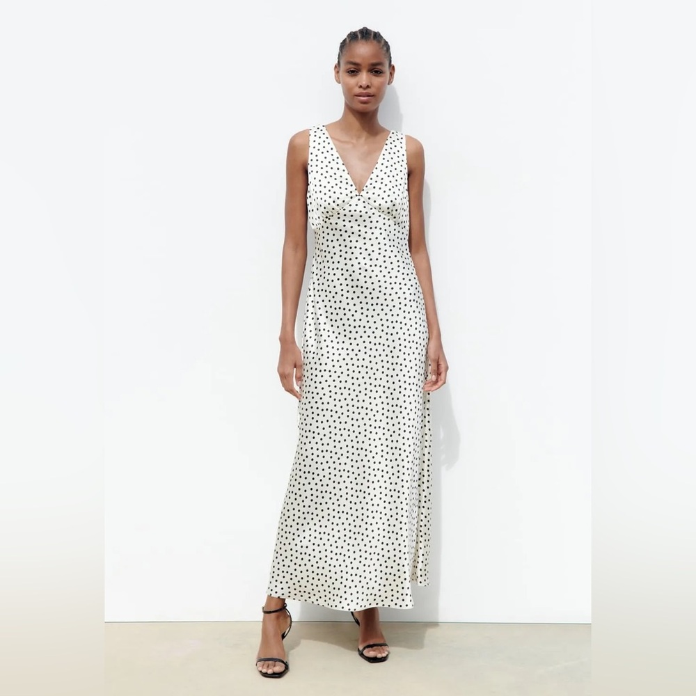 NWOT | Zara Polka Dot Slip Dress